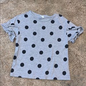 Zara polka dot girl blouse